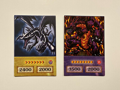 Yu-Gi-Oh Anime Style Cards - Red Eyes Black Dragon Meteor B. Dragon Set Joey UK-image