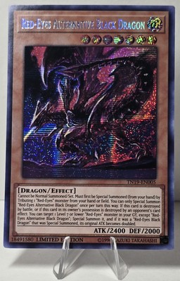Red-Eyes Alternative Black Dragon TN19-EN005 Secret Rare 1st Edition Yugioh NM/M-image