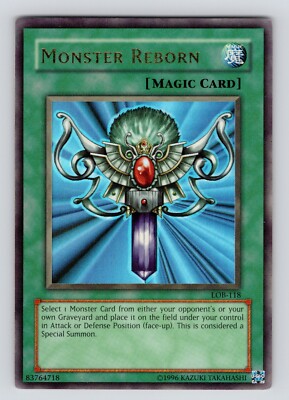 Monster Reborn LOB-118 The Legend of Blue Eyes White Dragon Unlimited-image