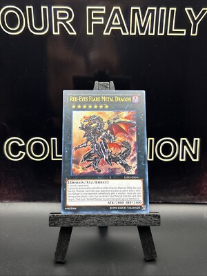 Yu-Gi-Oh! TCG Red-Eyes Flare Metal Dragon LDK2-ENJ41 YUGIOH! ULTRA DARK Holo NM-image