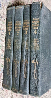 Audels Carpenters and Builders Guides - Complete Set Volumes 1-4 1945-image