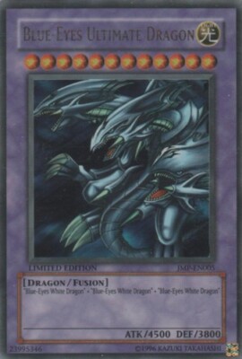 Yugioh! LP Blue-Eyes Ultimate Dragon - JMP-EN005 - Ultra Rare - Limited Edition -image