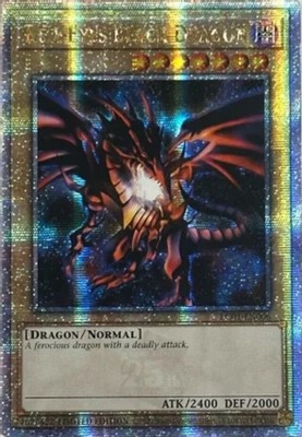 Lightly Played Red-Eyes B. Dragon - LC01-EN006 - Quarter Century Secret Rare - L-image
