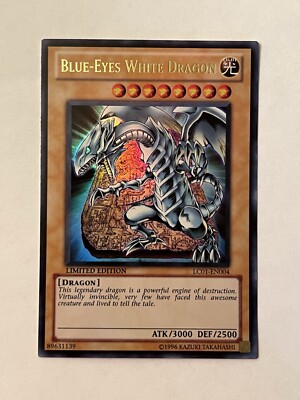 Blue-Eyes White Dragon LC01-EN004 Yu-Gi-Oh Legendary Collection 1 Limited...-image
