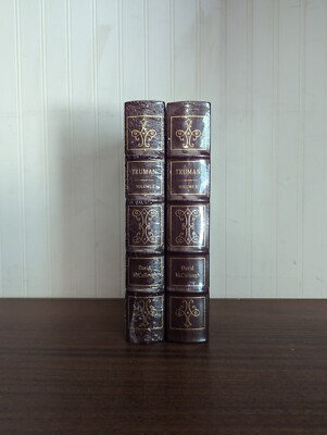Easton Press Truman 2 Volume Set By David McCullough Sealed President History-image