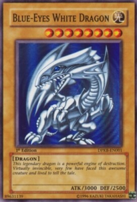Yugioh! MP Blue-Eyes White Dragon - DPKB-EN001 - Super Rare - 1st Edition Modera-image