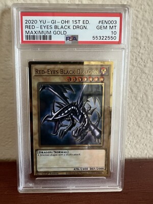 Red-Eyes Black Dragon MAGO-EN003 Maximum Gold 1st Edition-image