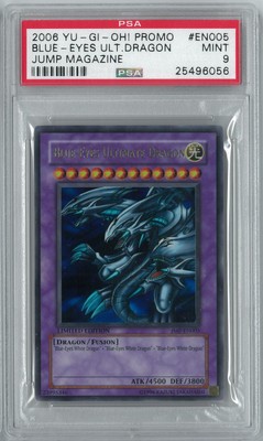 Yu-Gi-Oh Shonen Jump Promo Blue-Eyes Ultimate Dragon JUMP-EN005 PSA 9-image
