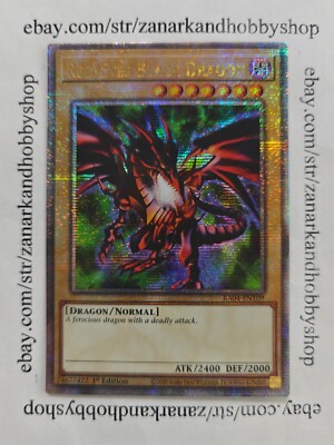 Yugioh Red-Eyes Black Dragon 4th Art  Quarter Century Rare RA04-EN109 Free Ship-image
