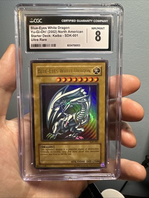 blue eyes white dragon sdk-001 unlimited Graded CGC 8-image